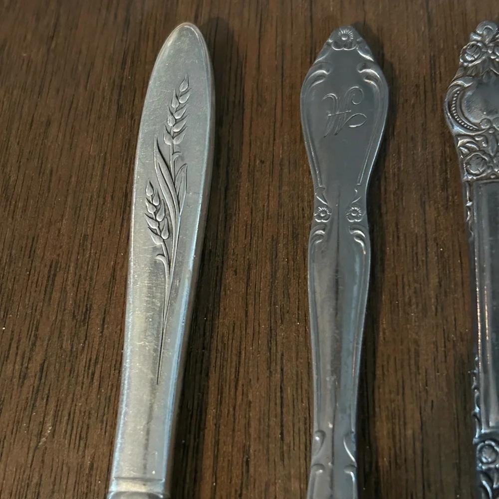 Vintage Silver-Plate Knives